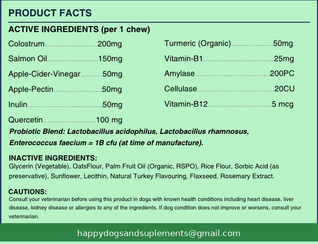 Allergy & Immune Support Chews - Anti-Itch, Skin Relief & Seasonal Allergy Defense for Dogs